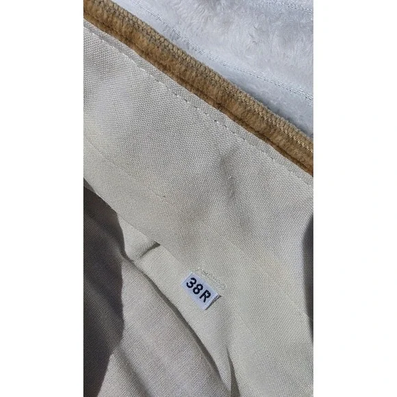 Vintage Orvis Corduroy Pants Trousers Made In USA Leather Lined Pockets 38x30 - Picture 8 of 13
